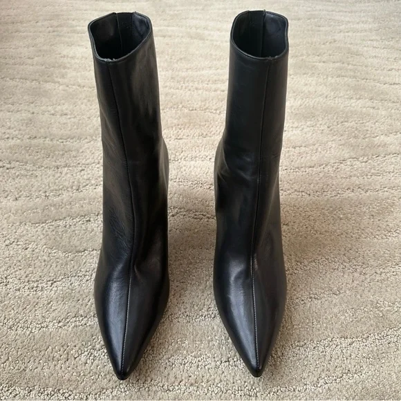 Hollywould Ellie Leather Ankle & Knee High Chain Leather Boots Black EU 39 NIB - Picture 8 of 16